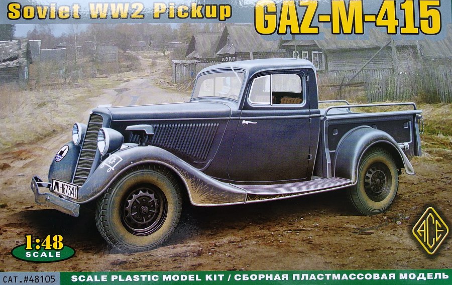 1/48 GAZ-M-415 Soviet WWII Pickup