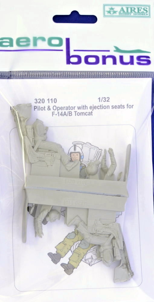 1/32 US Navy Pilot&Operat.w/ ej.seats for F-14A/B