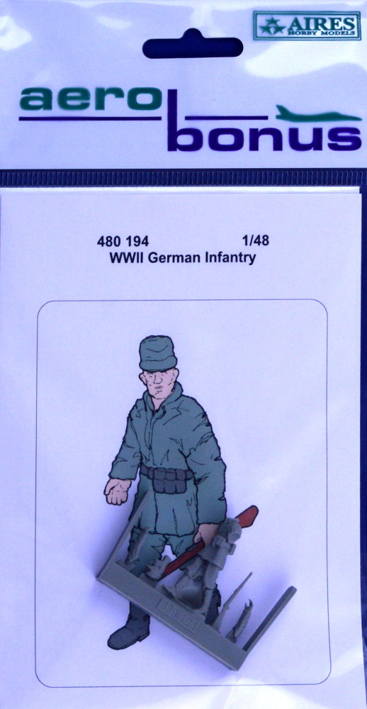 1/48 German Infantry WWII No.2 (1 fig.)