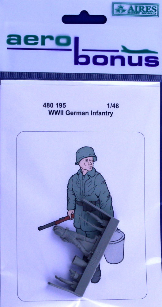 1/48 German Infantry WWII No.3 (1 fig.)