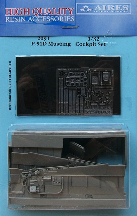 1/32 P-51D Mustang cockpit set (TRUMP)