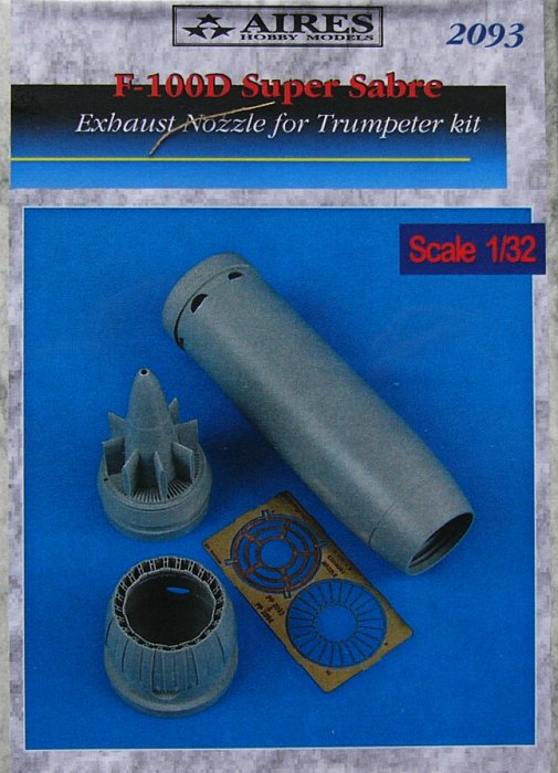 1/32 F-100D Super Sabre exhaust nozzle (TRUMP)