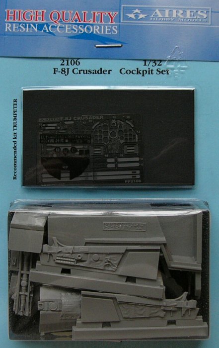 1/32 F-8J Crusader cockpit set  (TRUMP)