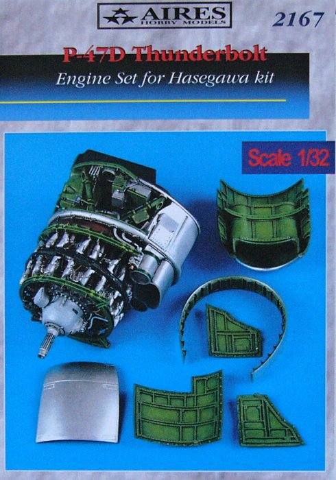 1/32 P-47D Thunderbolt engine set  (HAS)