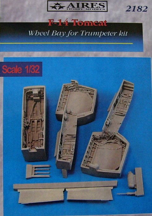 1/32 F-14 Tomcat wheel bay (TRUMP)