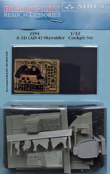 1/32 A-1D (AD-4) Skyraider cockpit set (TRUMP)