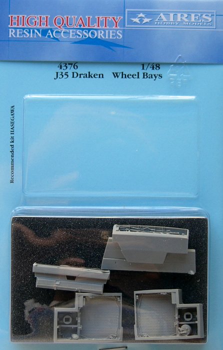 1/48 J35 Draken wheel bays   (HAS)