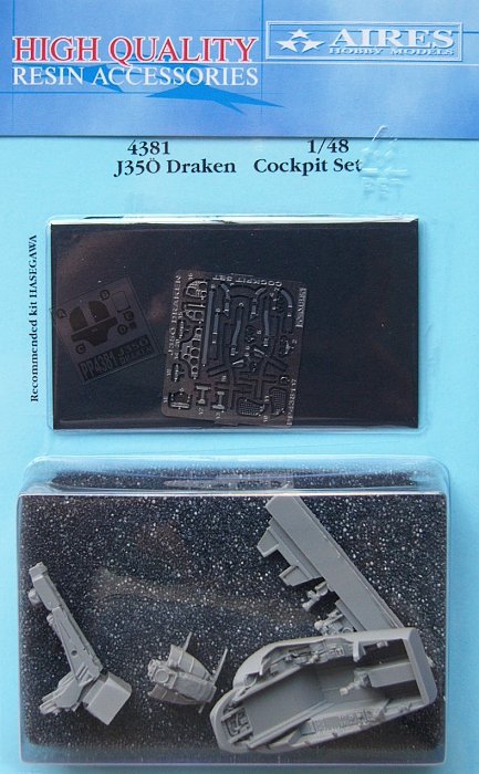 1/48 J35AOs Draken cockpit set   (HAS)