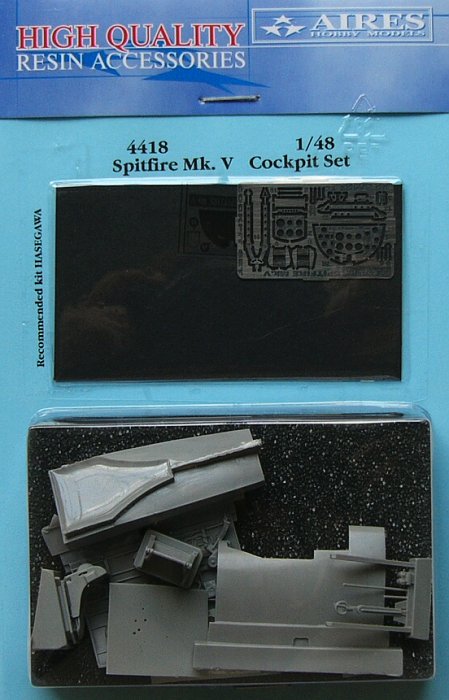 1/48 Spitfire Mk. V cockpit set  (HAS)