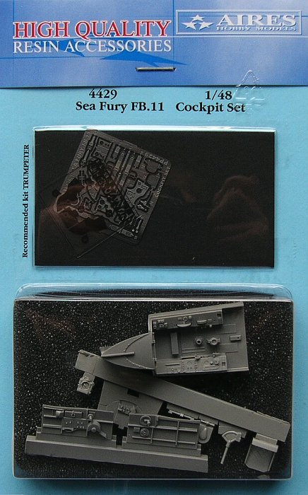 1/48 Sea Fury cockpit set  (TRUMP)