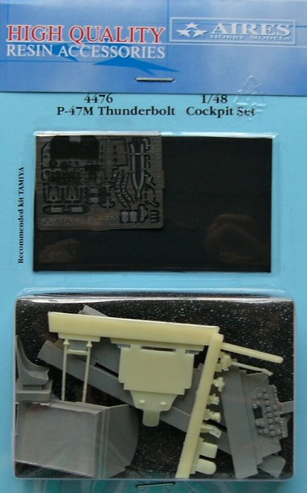 1/48 P-47M Thunderbolt cockpit set  (TAM)