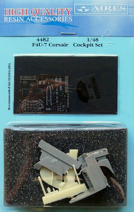 1/48 F4U-7 Corsair cockpit set  (HAS)