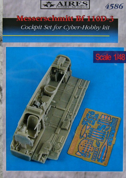 1/48 Bf 110D-3 cockpit set  (CYBERH)