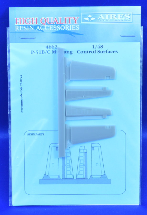 1/48 P-51B/C Mustang control surfaces (TAM)