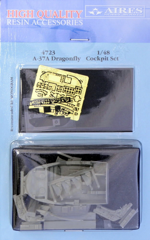 1/48 A-37A Dragonfly cockpit set (MONO)