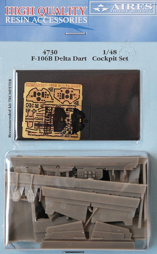 1/48 F-106B Delta Dart cockpit set (TRUMP)