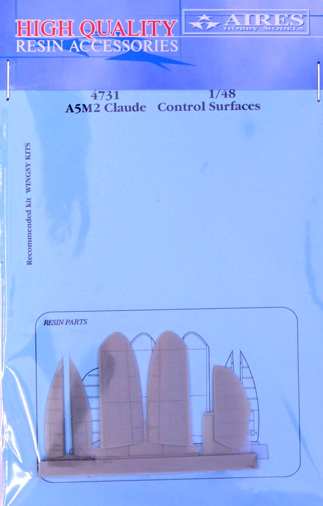 1/48 A5M2 Claude control surfaces (WINGSY)