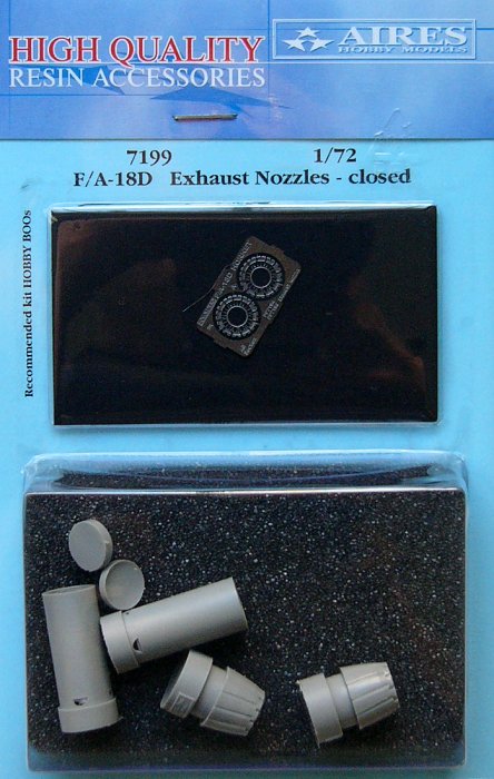 1/72 F/A-18D exhaust nozzle - closed (HOBBYB)