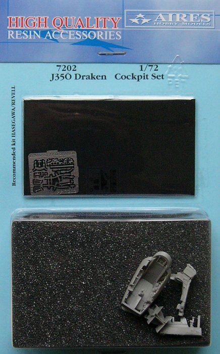 1/72 J35Ö Draken cockpit set  (HAS/REV)