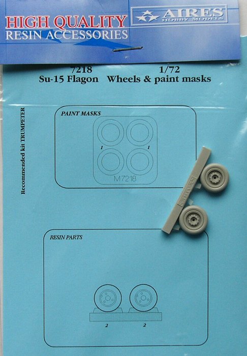 1/72 Su-15 Flagon wheels & paint masks (TRUMP)