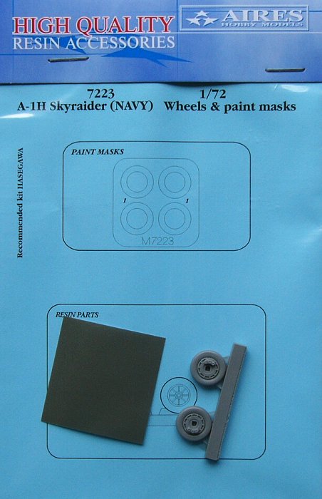 1/72 A-1H Skyraider (NAVY) wheels (HAS)