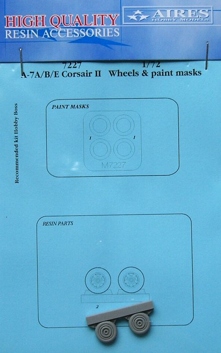 1/72 A-7A/B/E Corsair II wheels&paint mask (HOBBY)