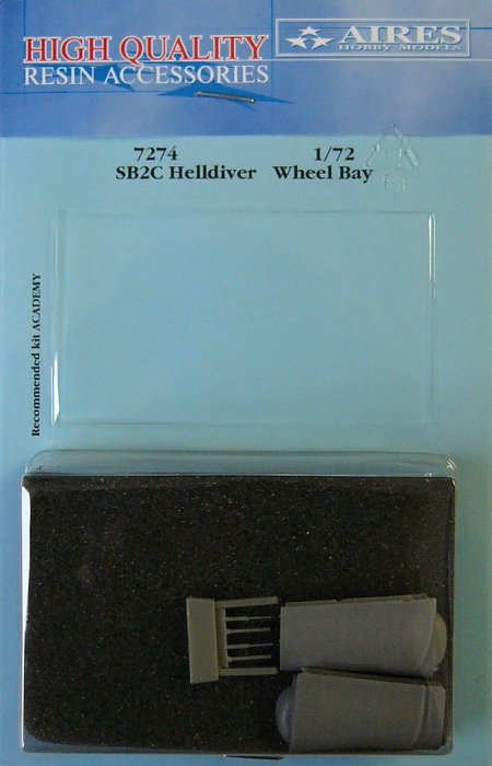 1/72 SB2C Helldiver wheel bay  (ACAD)