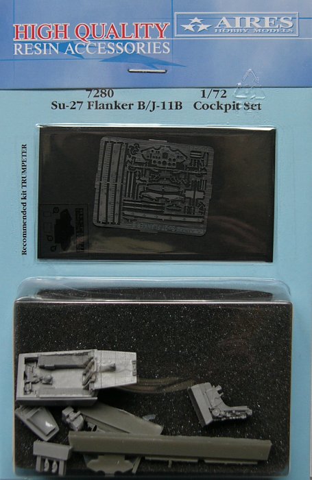 1/72 Su-27 Flanker B/J-11B cockpit set (TRUMP)