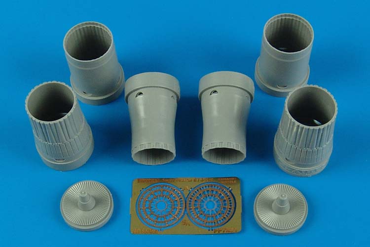 1/72 Su-27 Flanker B exhaust nozzles (TRUMP)