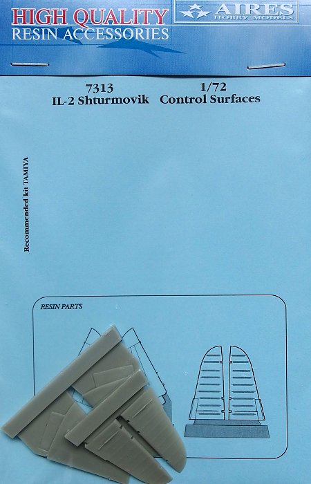 1/72 IL-2 Shturmovik control surfaces (TAM)