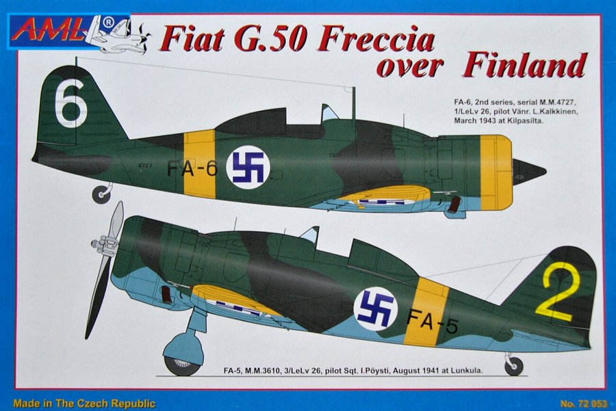 1/72 Fiat G.50 Freccia over Finland