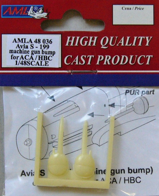 1/48 Avia S-199 machine gun bump (ACA/HBC)