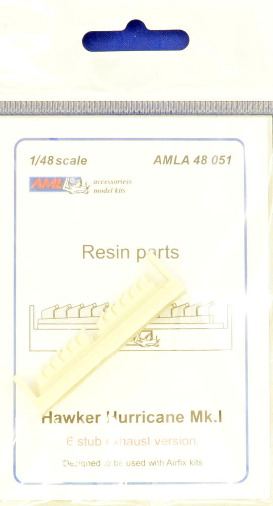 1/48 Hawker Hurricane Mk.I - 6 stub exhaust (AIRF)