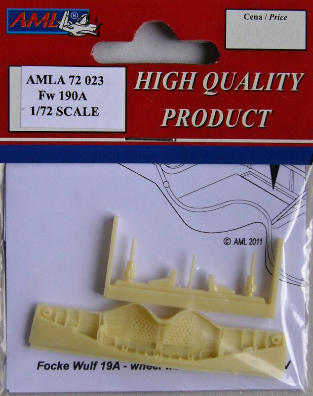 1/72 Focke Wulf 190A wheel well set (ACAD/TAM/REV)