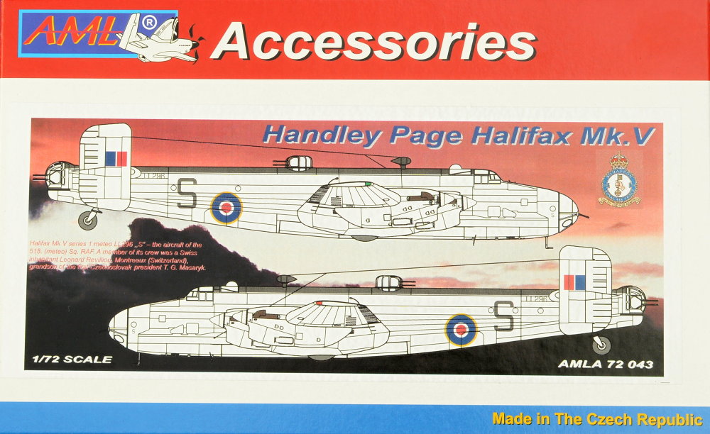 1/72 Handley Page Halifax Mk.V Detail set