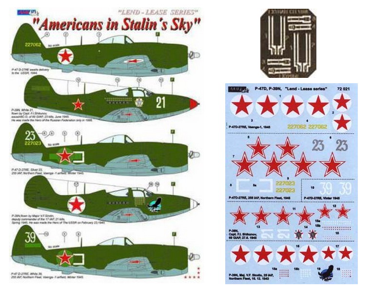 1/72 Decals Americans in Stalin's Sky (w/ PE) II.