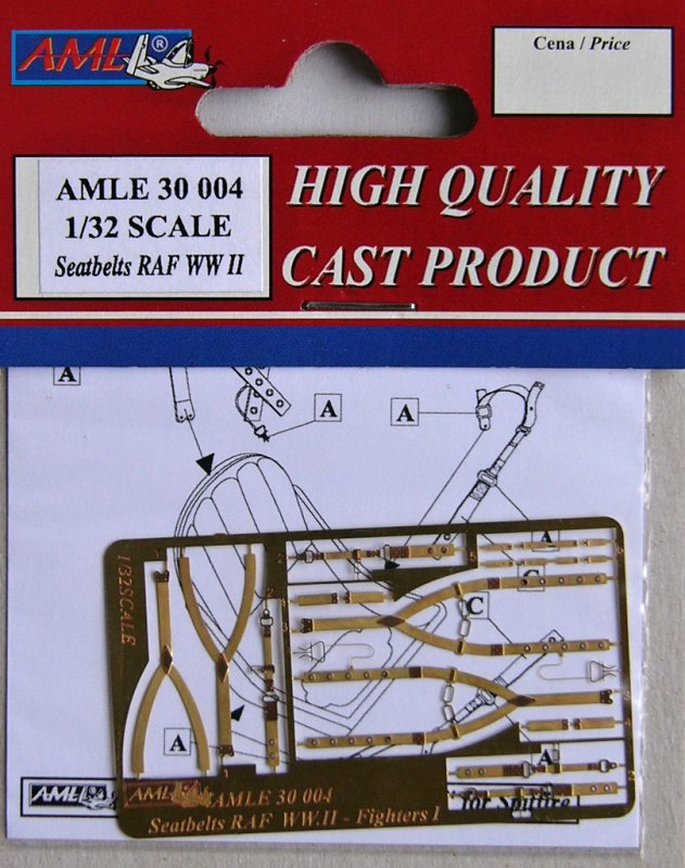1/32 Seatbelts RAF WWII type M for Spitfire