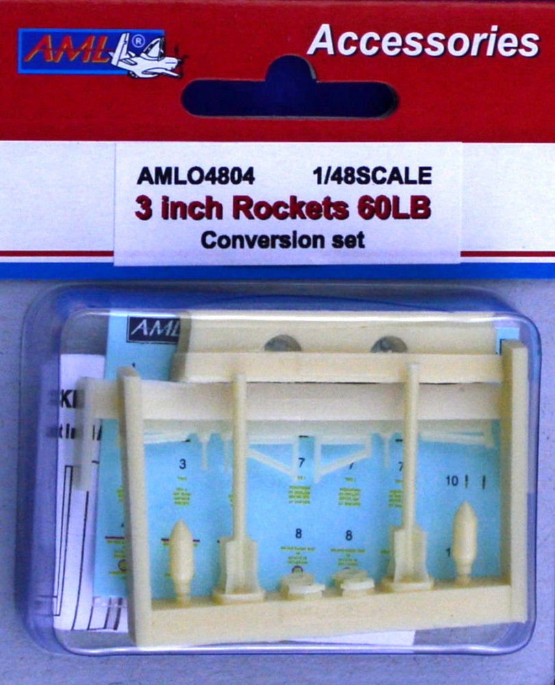 1/48 3-inch Rockets 60LB - Conv.set