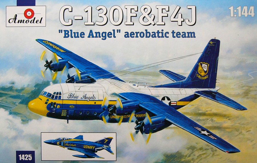 1/144 C-130 & F4J 'Blue Angel' Aerobatic team