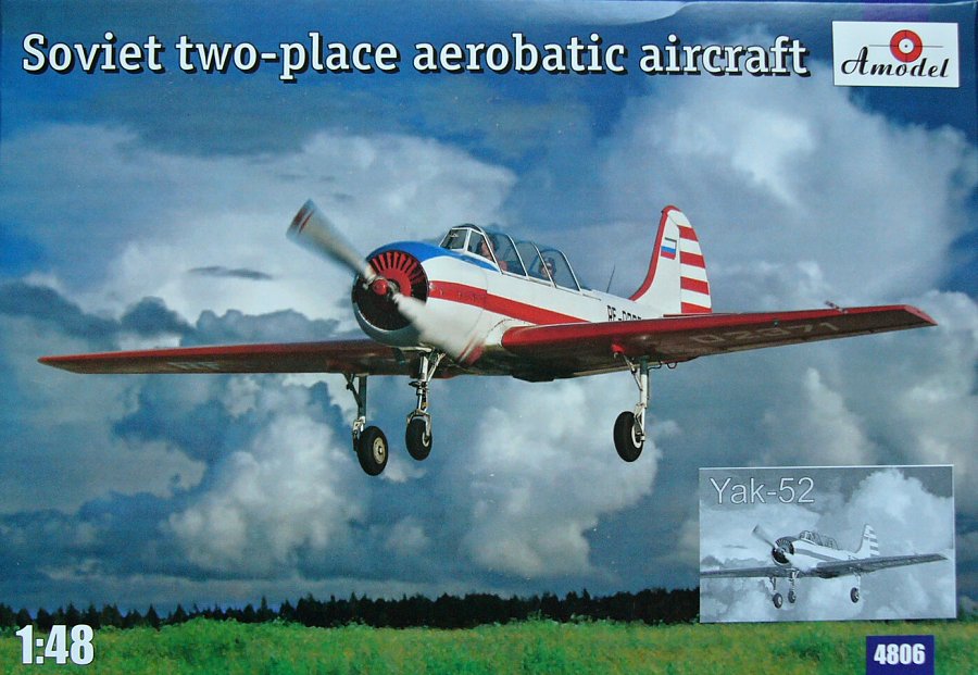 1/48 Yak-52 Soviet two-seat aerobatic aircraft