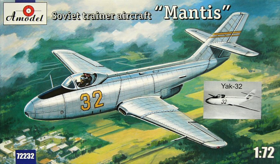 1/72 Yak-32 'Mantis' Soviet trainer aircraft