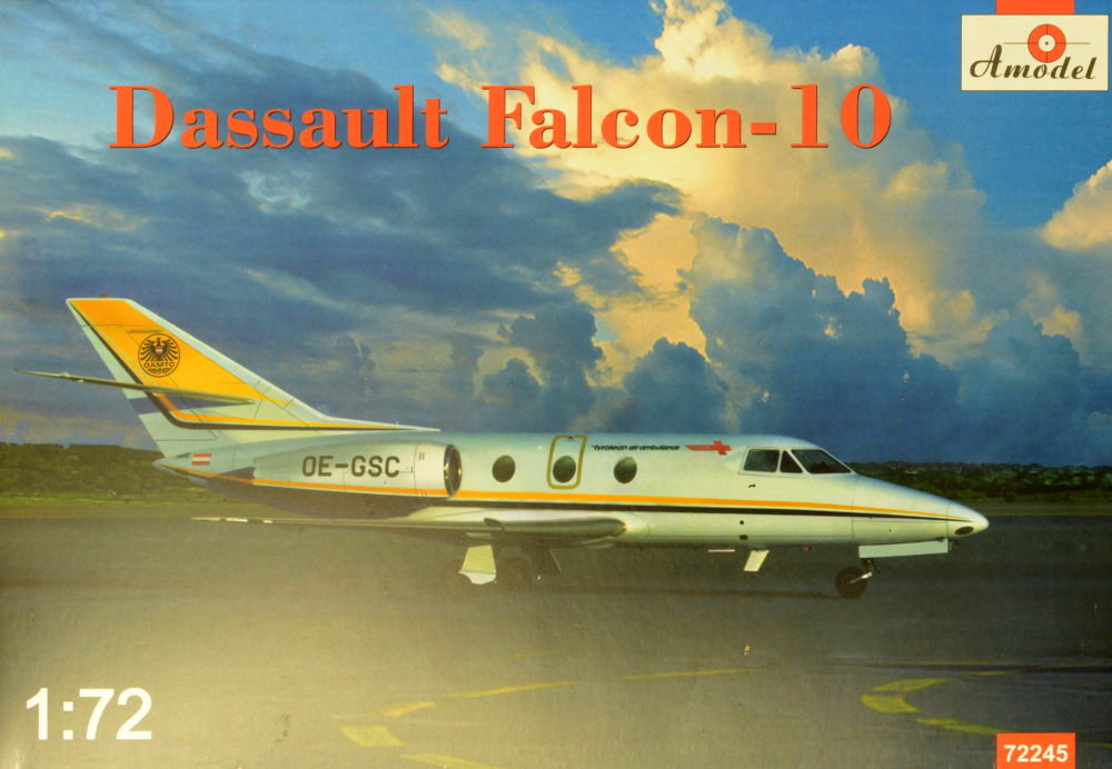 1/72 Dassault Falcon-10 (tyrolean air ambulance)