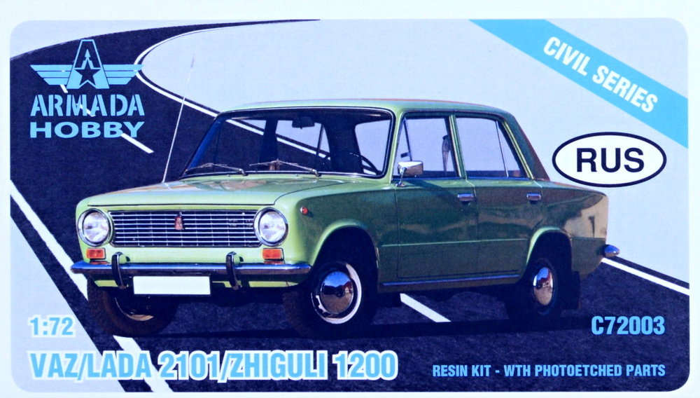 1/72 VAZ/LADA 2101 / ZHIGULI 1200 (resin kit)