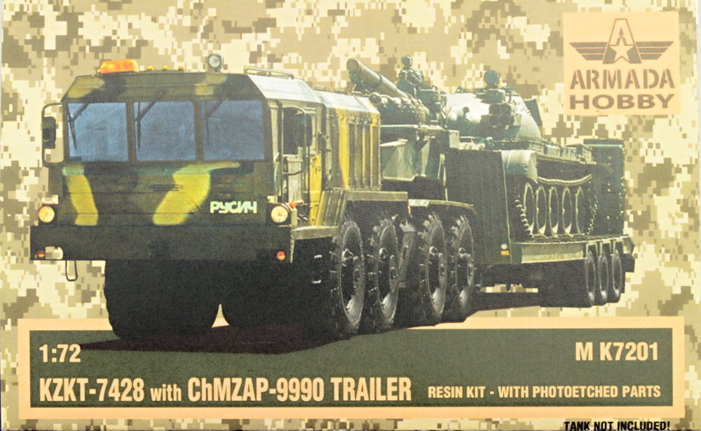 1/72 KZKT-7428 w/ ChMZAP-9990 Trailer (resin kit)