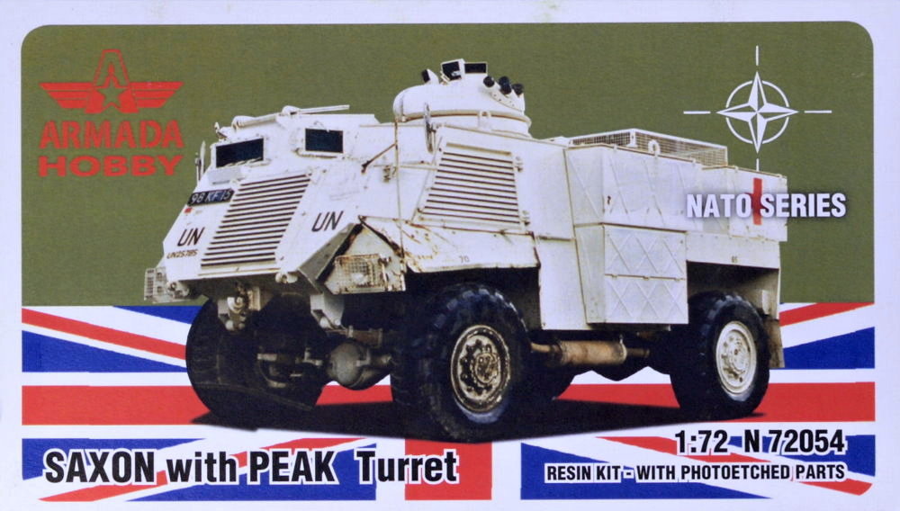 1/72 Saxon with PEAK Turret (resin kit w/ PE)