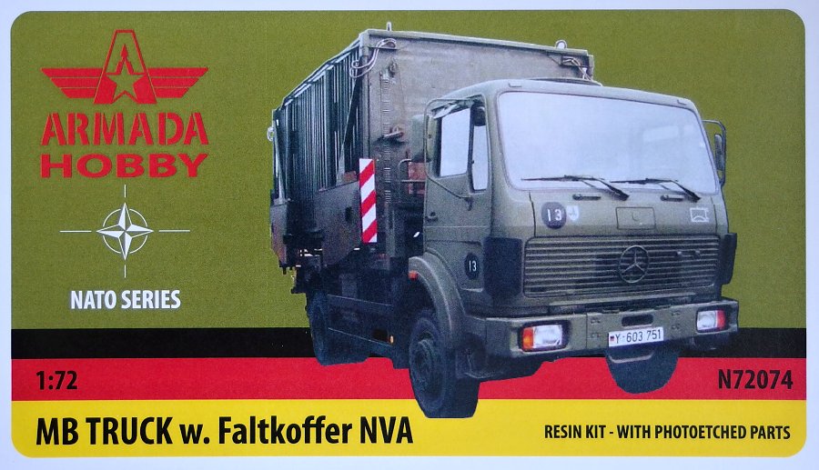 1/72 MB Truck w. Faltkoffer NVA (resin kit & PE)