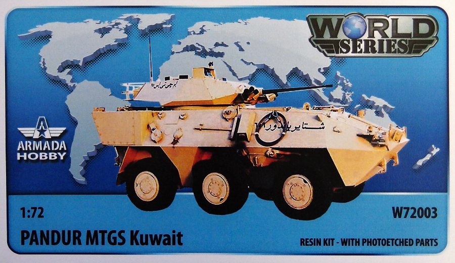 1/72 PANDUR MTGS Kuwait (resin kit & PE parts)