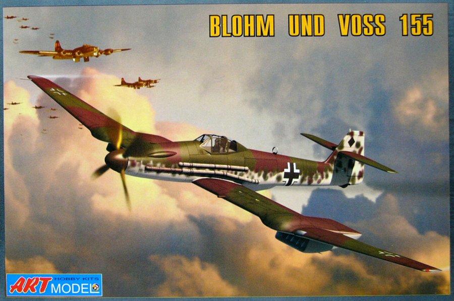 1/72 Blohm und Voss 155V2 German interceptor