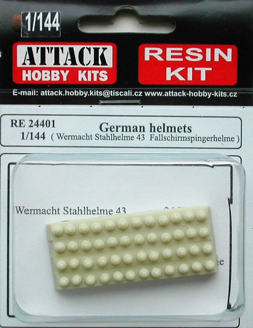 1/144 German helmets (48pcs.)