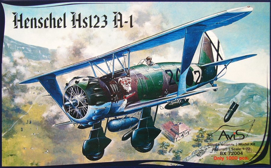 1/72 Henschel Hs123 A-1